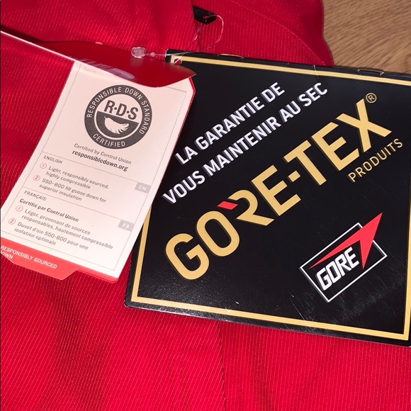 NWT The North Face Defdown Parka GTX, Red, Medium - Picture 7 of 16